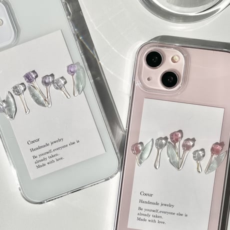 チューリップ スマホケース