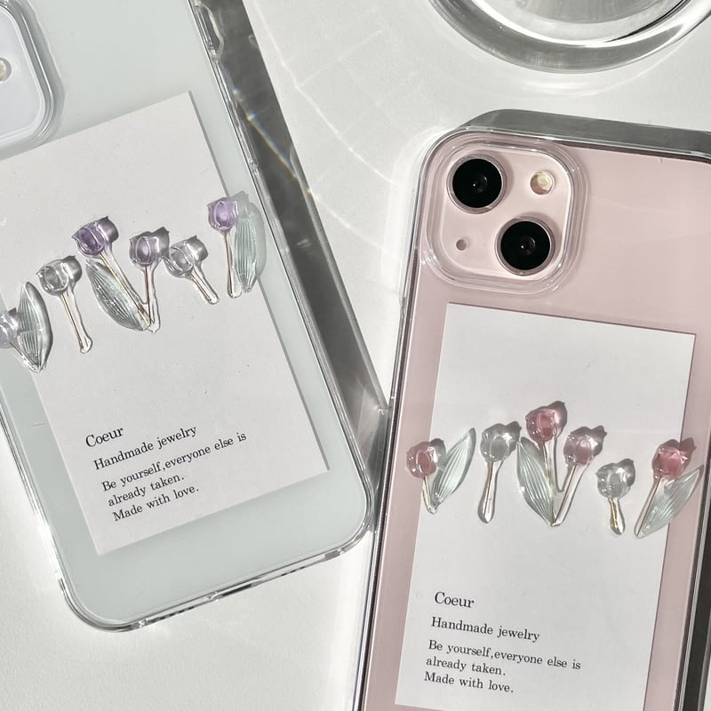 ドライフラワー❁⃘印鑑ケース チューリップ❤︎あか ドライフラワー❁⃘印鑑ケース チューリップ❤︎