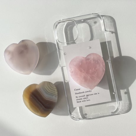 Heart grip スマホケース