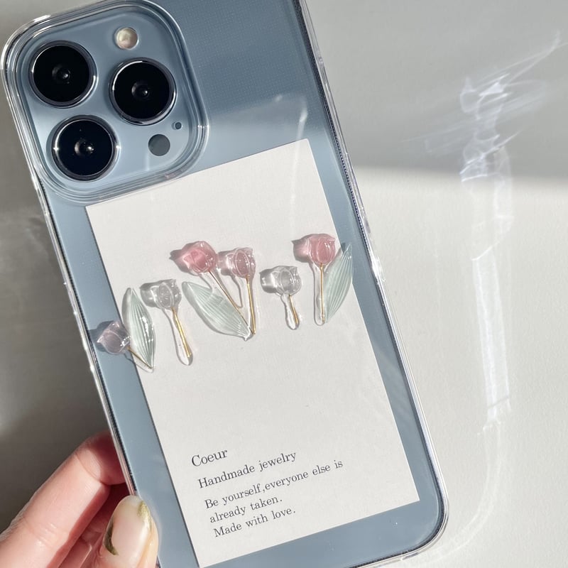 100 均ガジェットポーチ 好きな画像を表示できるディスプレイを