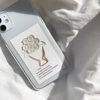 bouquet gold スマホケース