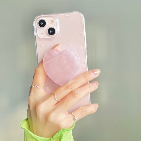 Heart grip スマホケース