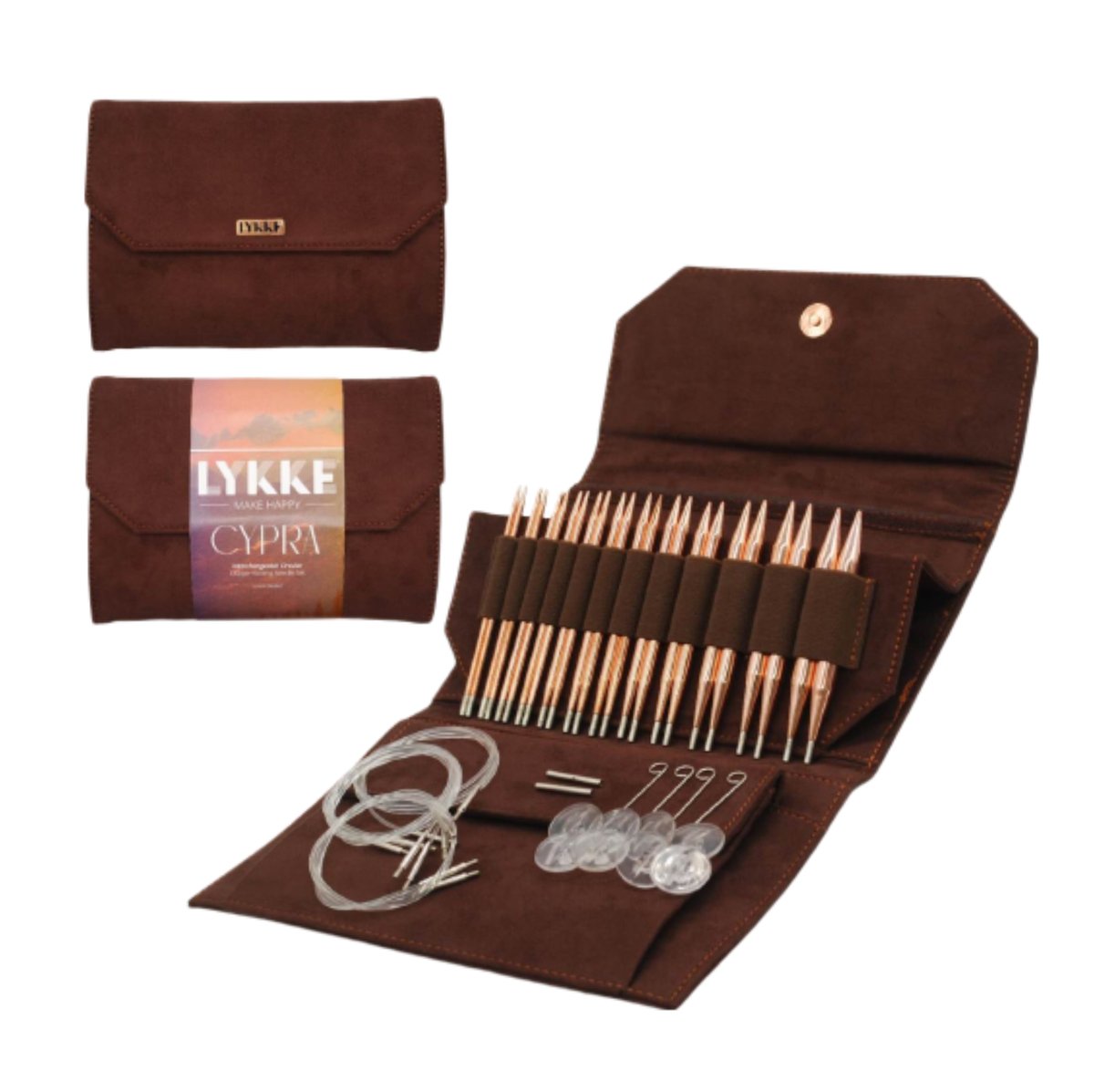 Lykke リッケ Cypra 付け替え輪針セット 銅製 金属 | 編み物大好き