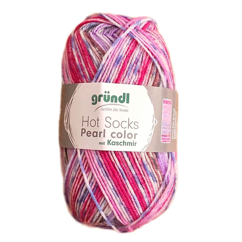 Gründl Hot socks Pearl 50g カシミア混 07番 | 編み物大好き's...