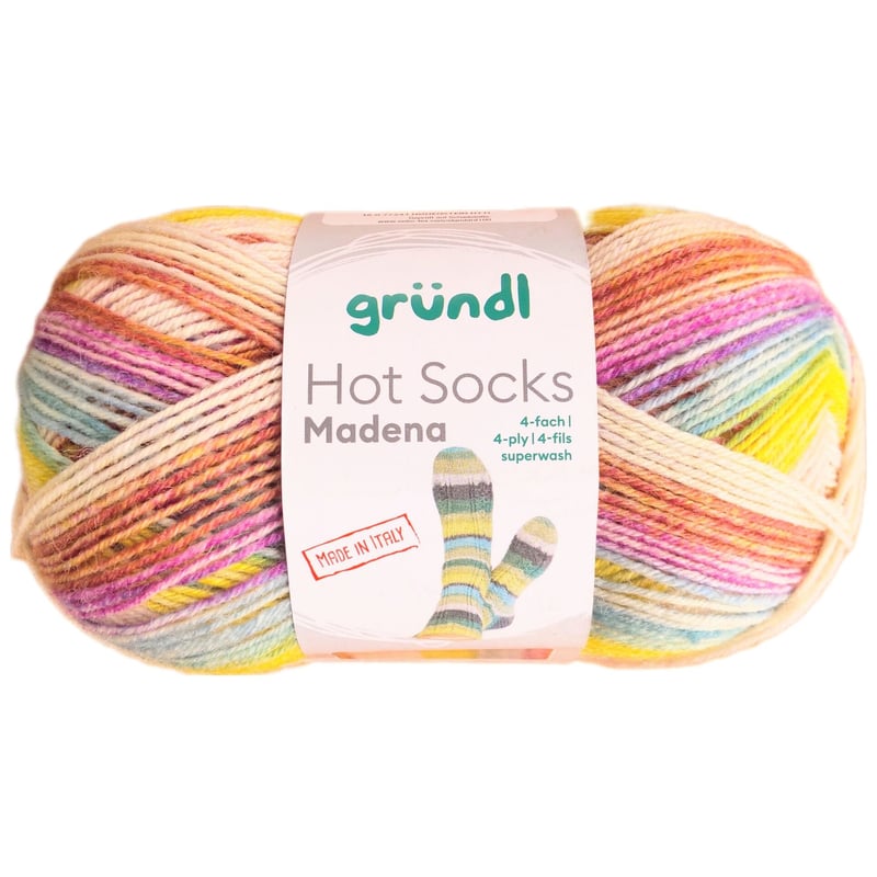 Gründl Hot socks Madena 1番 | 編み物大好き