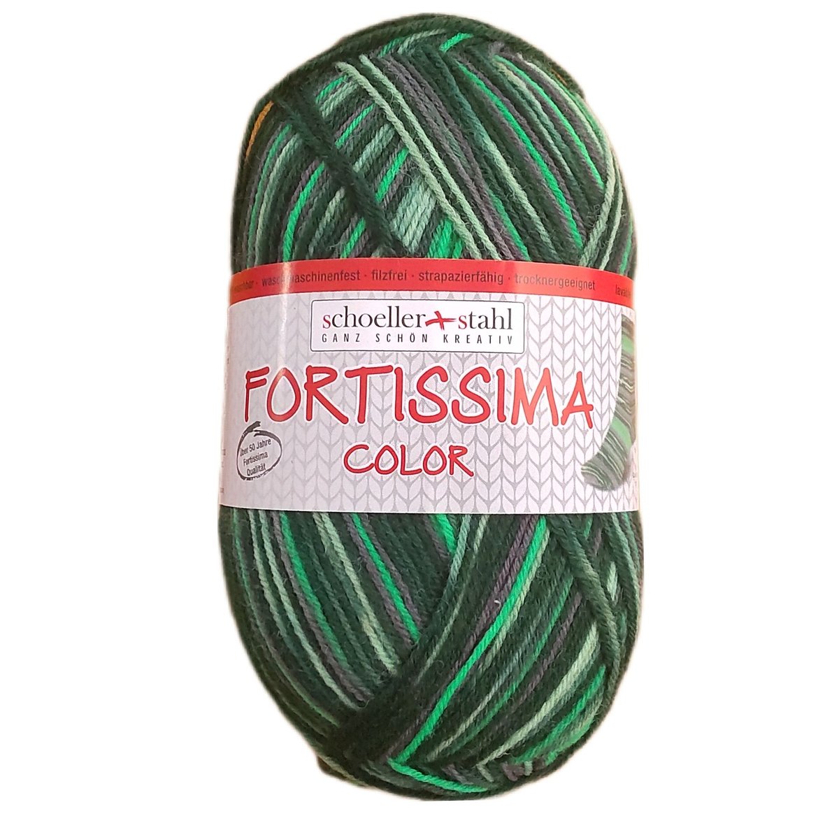 Schoëller Stahl / 100g Sock Yarn Fortissima Color Fruits, Made In - Foto 4