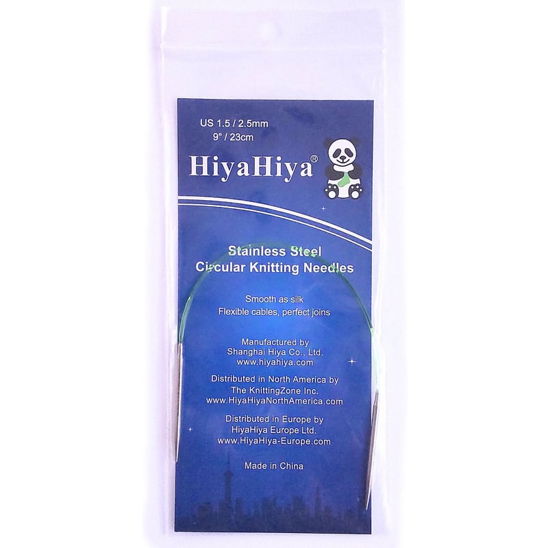 HiyaHiya ヒヤヒヤ ステンレス 23cm 金属製輪針 0.7mm〜6.0mm | 編 