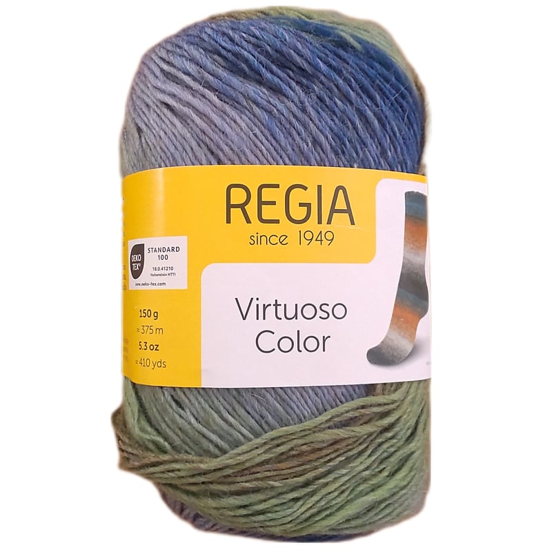 Regia レギア Virtuoso color 6本撚り 150g 03075番 | 編み物