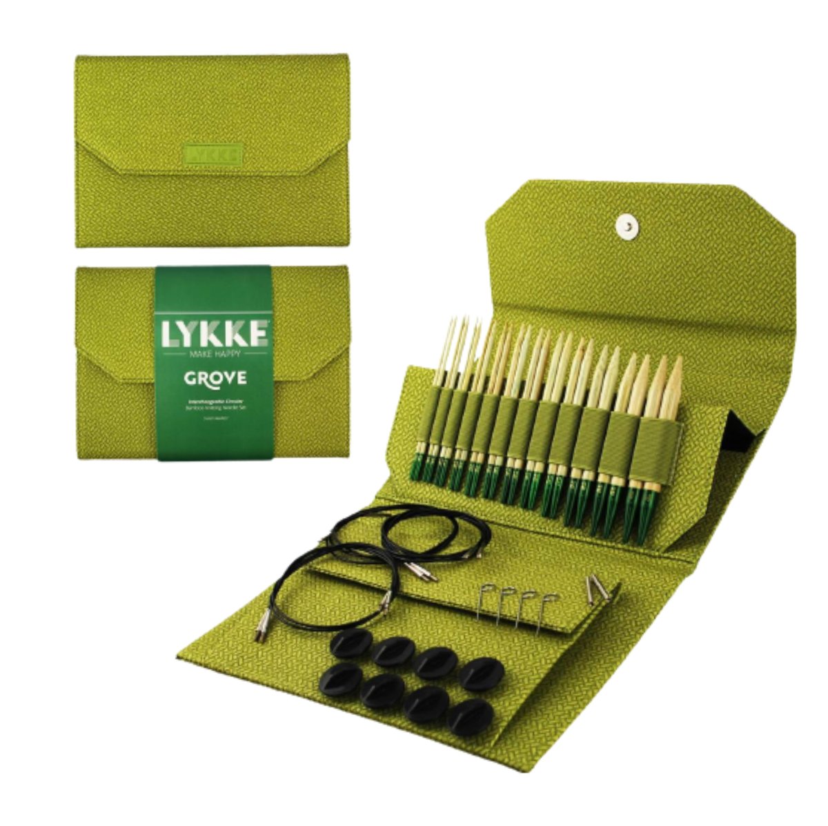 Lykke リッケ Grove 付け替え輪針セット バンブー 竹製 | 編み物大好き