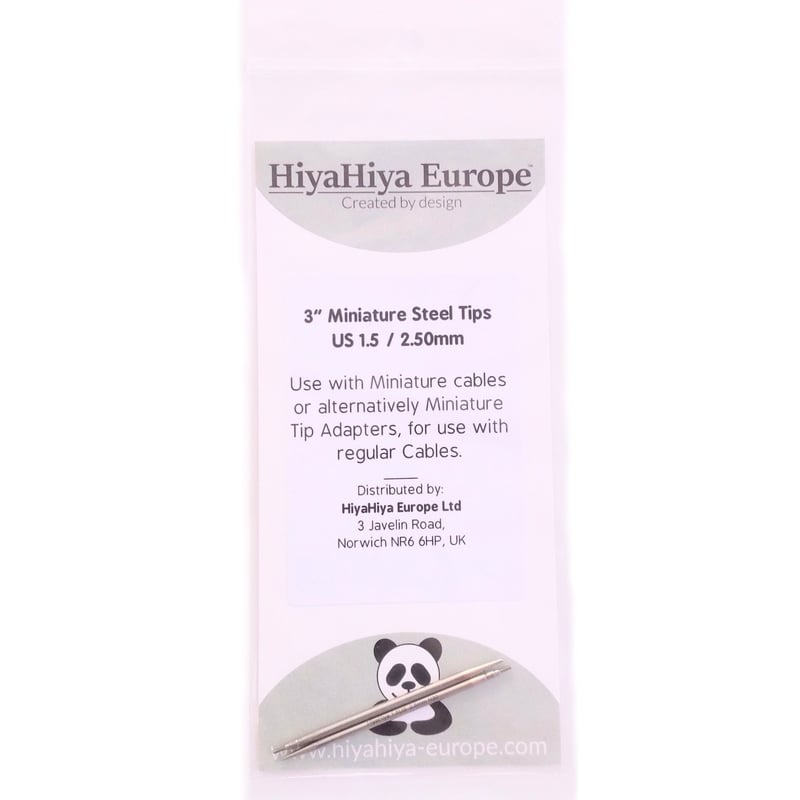 HiyaHiya ヒヤヒヤ ステンレス 付け替え針 3インチ 2.0mm〜2.5mm | 編み