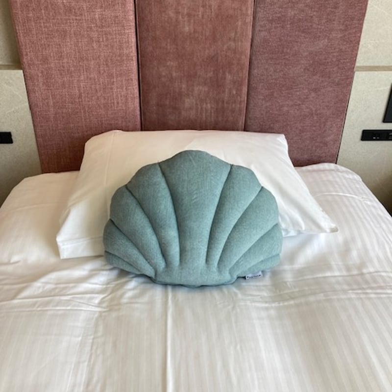 シェルクッション ＜サイズ小＞【グリーン】 | HOTEL KEIHAN STORE