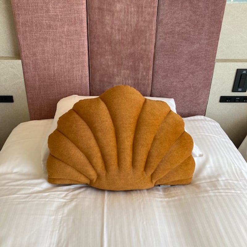 シェルクッション ＜サイズ大＞【オレンジ】 | HOTEL KEIHAN STORE