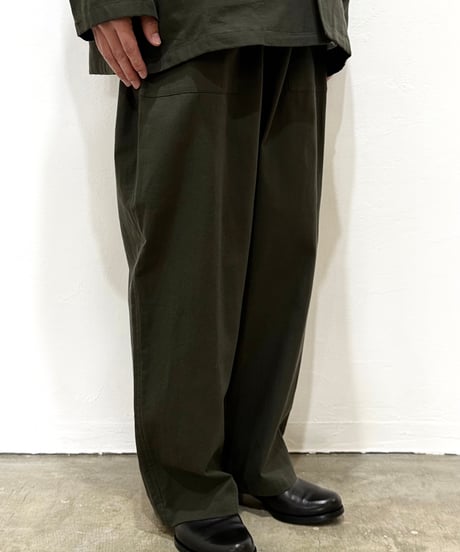 【26SS】 YOKO SAKAMOTO / UTILITY EASY PANTS -OLIVE-