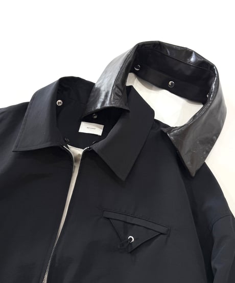 【26SS】 refomed / DOKA NYLON JACKET "TARP" -BLACK-