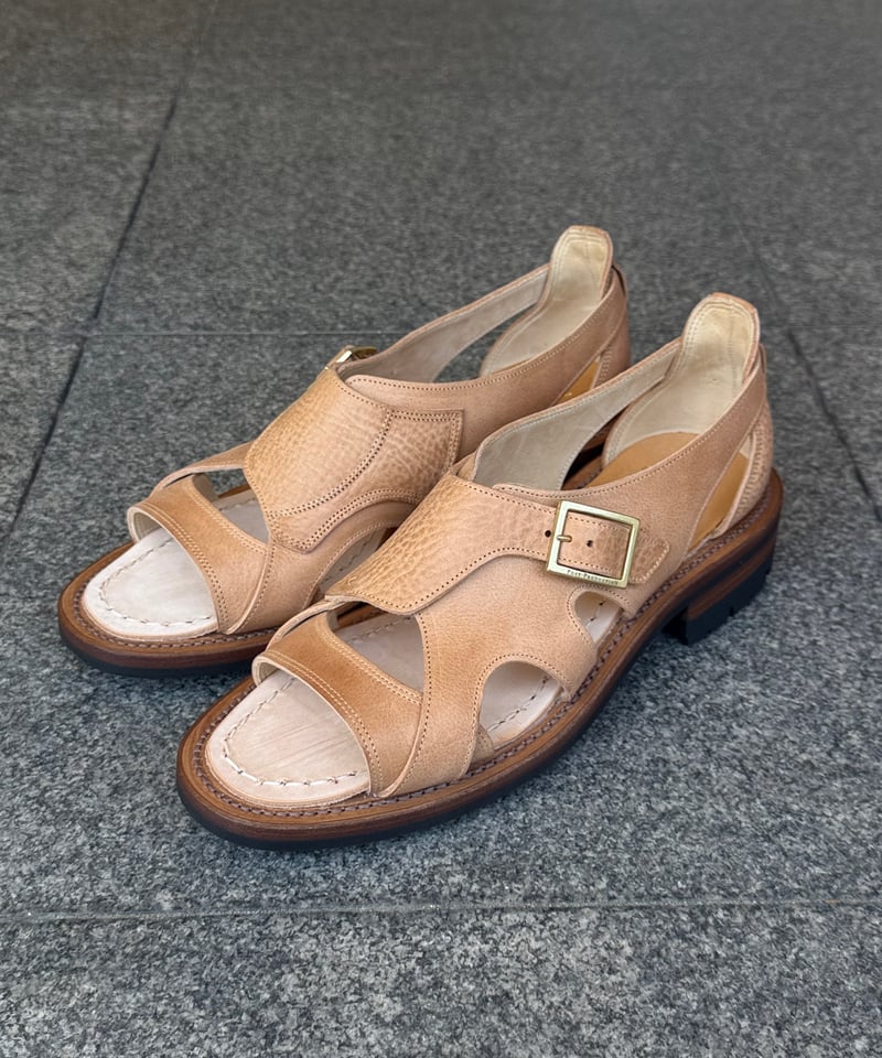Post Production / HUNT SANDALS -NATURAL- | YURAGI