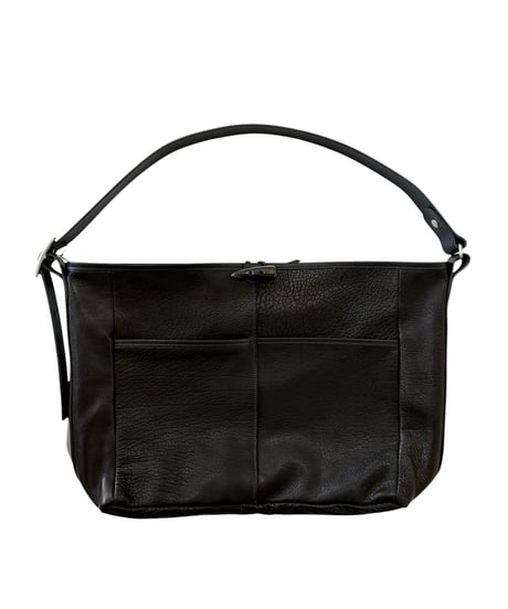 【26SS】 Post Production / 2 POCKET TOTE BAG -BLACK-