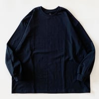 23AW Graphpaper(グラフペーパー) L/S Oversized Tee BLACK