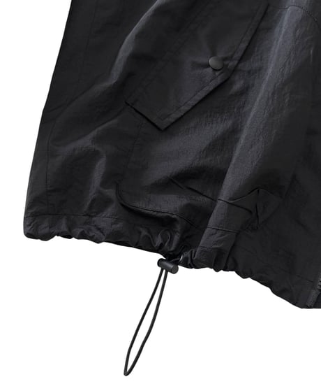 【26SS】 refomed / FRAMER NYLON JACKE -BLACK-