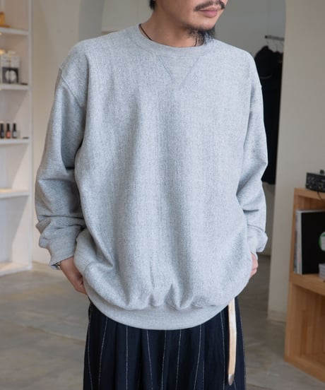 【26SS/残り1点】 YOKO SAKAMOTO / ATHLETIC SWEATER -HEATHER GRAY-
