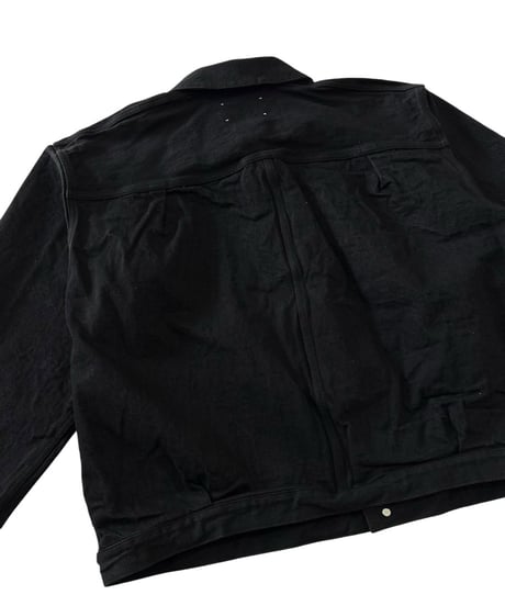 【26SS】 YOKO SAKAMOTO / PLEATS JACKET "ONE WASH" -BLACK-