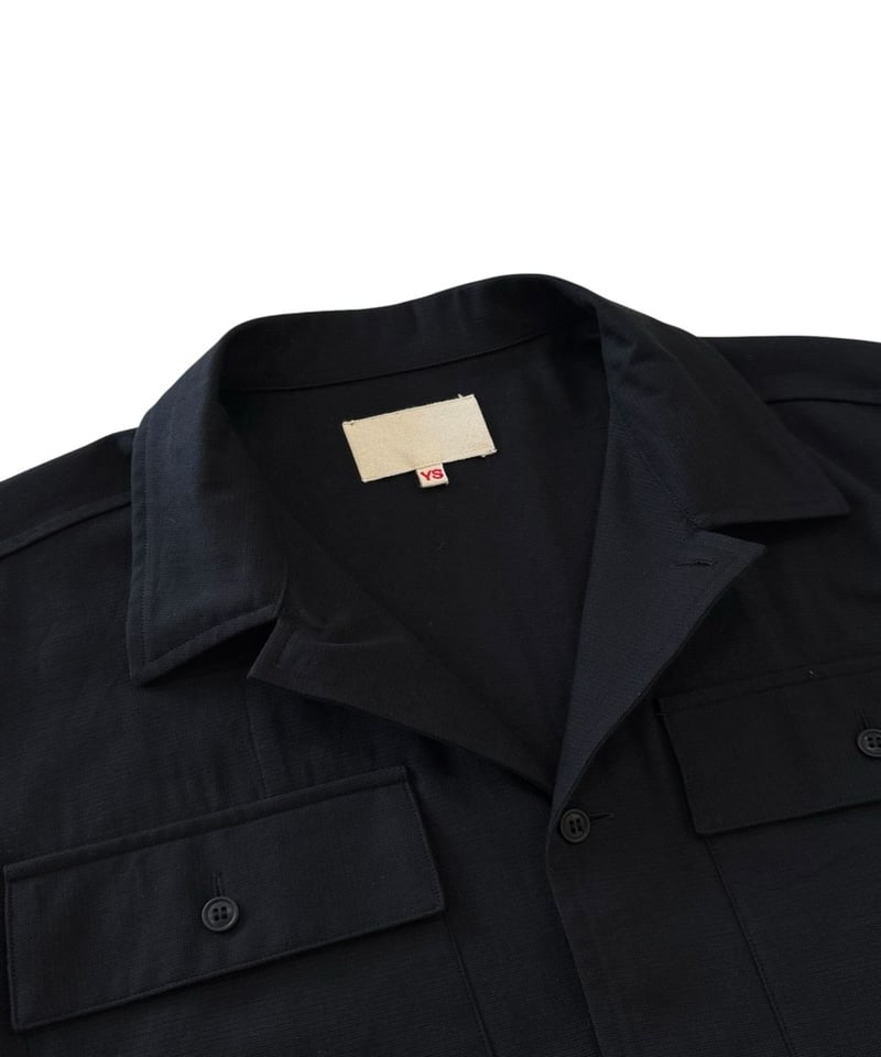 26SS】 YOKO SAKAMOTO / UTILITY SHIRT -BLACK- |