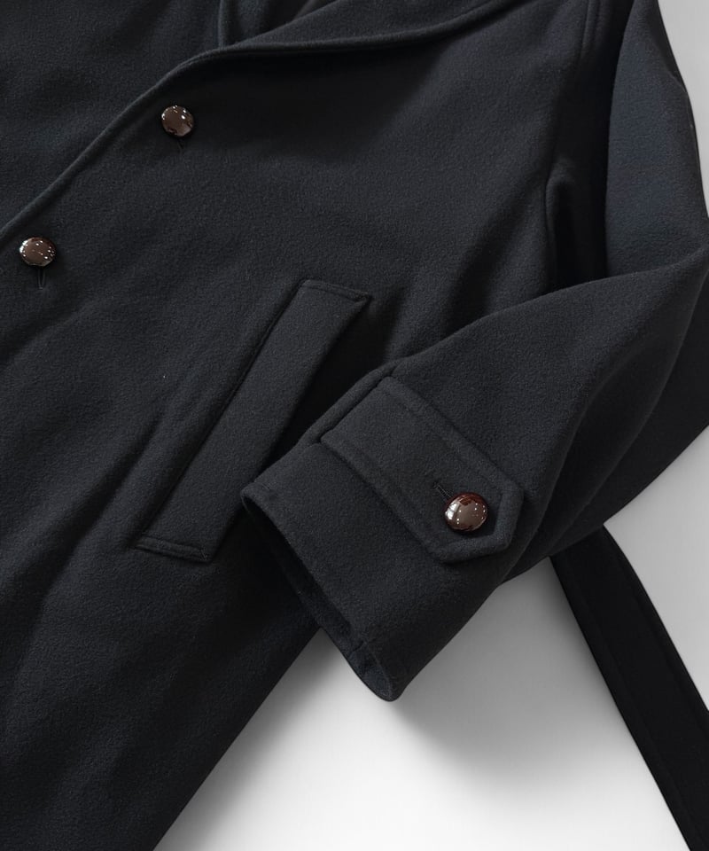 ジャケット・アウター nash5150 stu satou tabi melton coat satou / tabi melton coat -kuro- | YURAGI