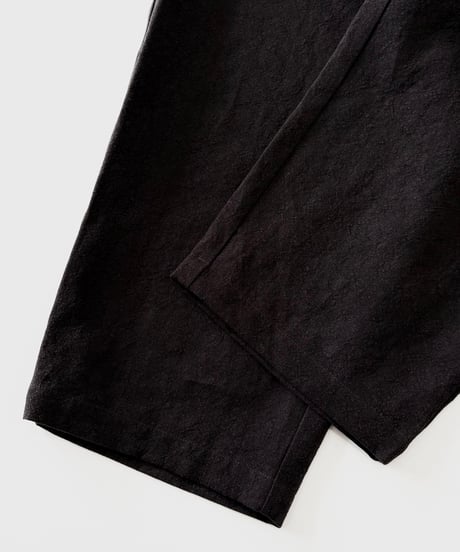 【26SS】 YOKO SAKAMOTO / WIDE EASY PANTS -BROWN-