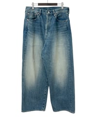 【26SS】 YOKO SAKAMOTO / 5POCKET BAGGY PANTS "USED FADE" -FADE INDIGO-