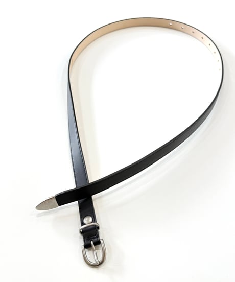 【26SS】 Post Production / WESTERN BELT -BLACK×SILVER-