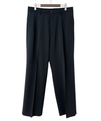 【26SS】 YOKO SAKAMOTO / DOUBLE PLEATED TROUSERS -BLACK-