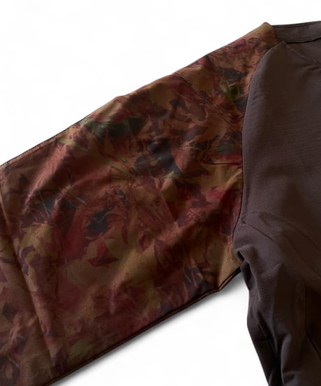 RYOGEN/ DEADLEAF RAGLAN HALFZIP SHIRT -DL.BROWN-