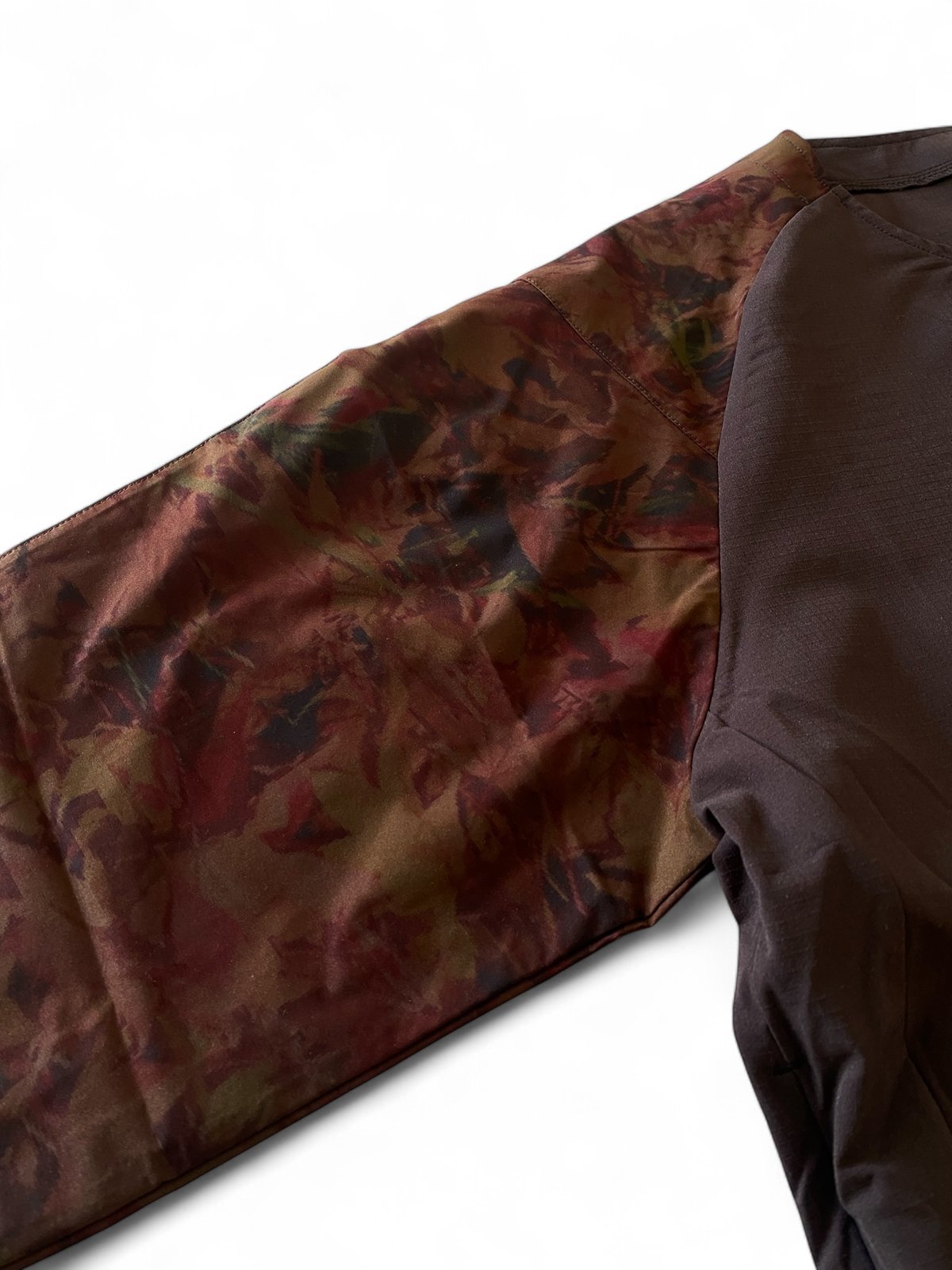 RYOGEN/ DEADLEAF RAGLAN HALFZIP SHIRT -DL.BROWN