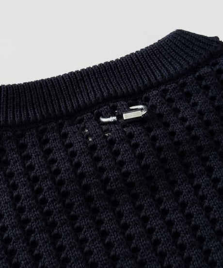 【26SS】 refomed / GUARD KNIT SWEATER -NAVY-