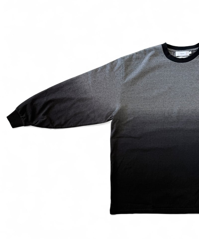 トップス Graphpaper 25AW Gradient Border L/S Tee1 Graphpaper 25AW Gradient Border L/S Tee1 Graphpaper Wool