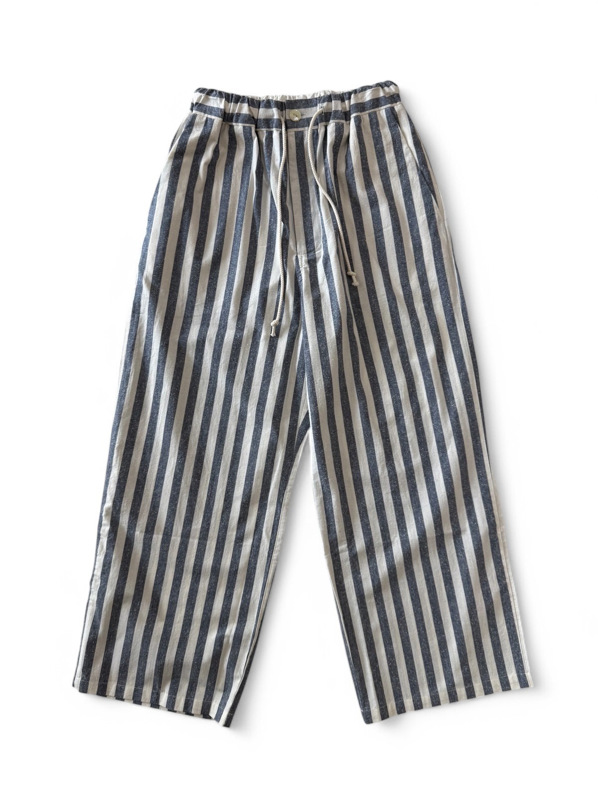 未使用ロージーモンスターstripe embroidery logoblouse 8/9～【SUMMER SALE】rosy heart logo stripe basic shirt【2色