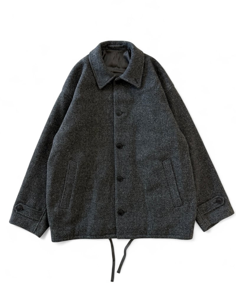 25AW】YOKO SAKAMOTO / COACH JACKET -CHARCOAL GR