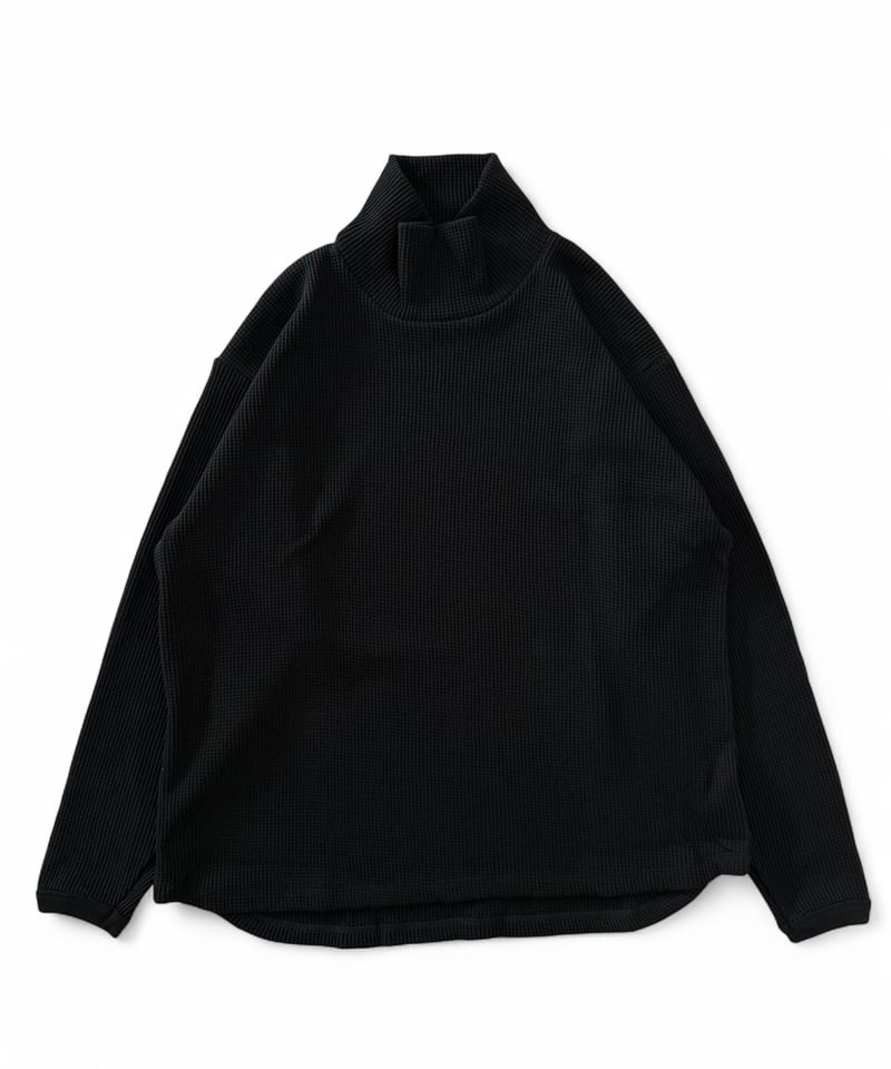 25AW】YOKO SAKAMOTO / HIGH NECK PULLOVER -BLACK