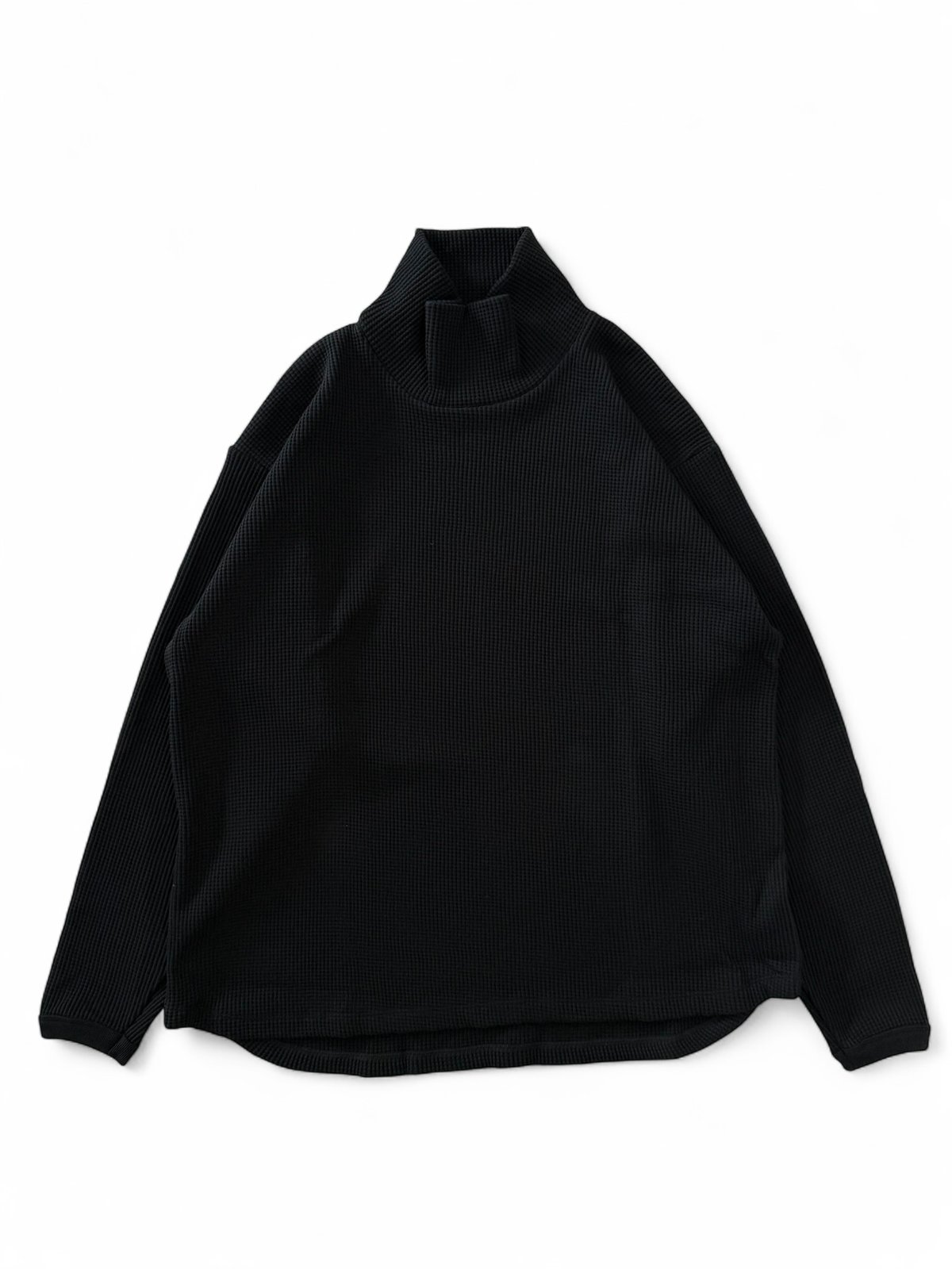 25AW】YOKO SAKAMOTO / HIGH NECK PULLOVER -BLACK