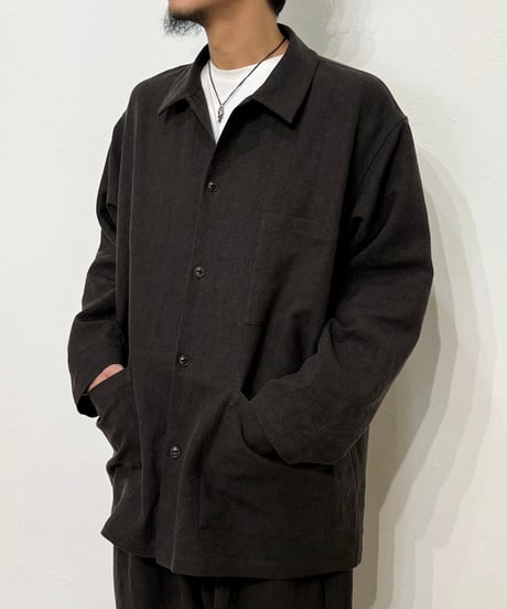 【26SS】 YOKO SAKAMOTO / WORK SHIRT -BROWN-