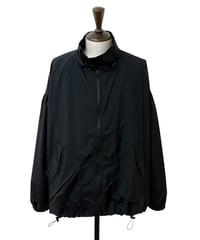 【26SS】 refomed / FRAMER NYLON JACKE -BLACK-