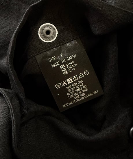 【26SS】 marka / WIDE OVER PANTS -BLACK-