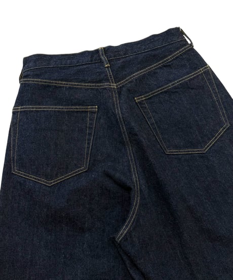 YOKO SAKAMOTO / 5POCKET BAGGY PANTS "ONE WASH" -INDIGO-