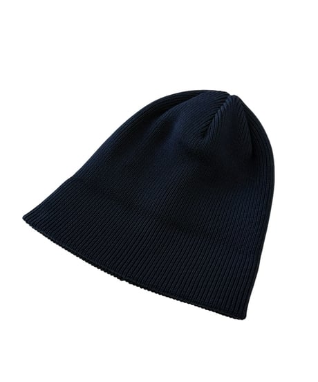 【26SS/残り1点】 YOKO SAKAMOTO / KNIT BIG WATCH CAP -NAVY-