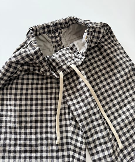 【26SS】 YOKO SAKAMOTO / BAGGY EASY PANTS -GINGHAM-