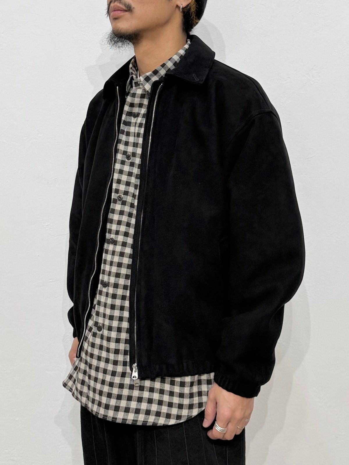 26SS】 YOKO SAKAMOTO / ZIP BLOUSON -BLACK SHEEP