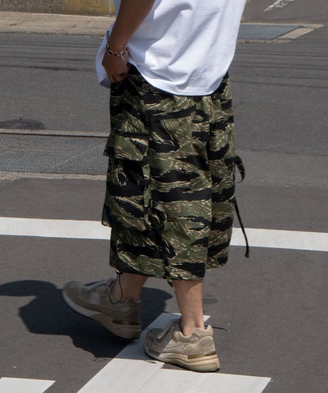 【26SS/残り1点】 TENHALF / CARGO SHORT PANTS -TIGER-