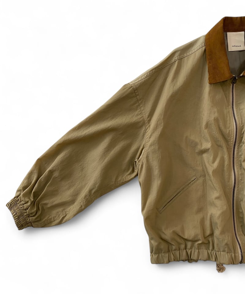 refomed / DOKA Nylon Jacket -BEIGE- | YURAGI refomed / DOKA Nylon Jacket -BEIGE- | YURAGI