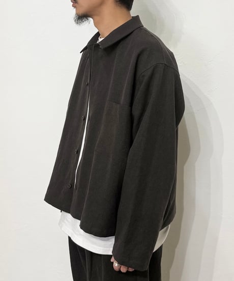 【26SS】 YOKO SAKAMOTO / WORK BLOUSE -BROWN-