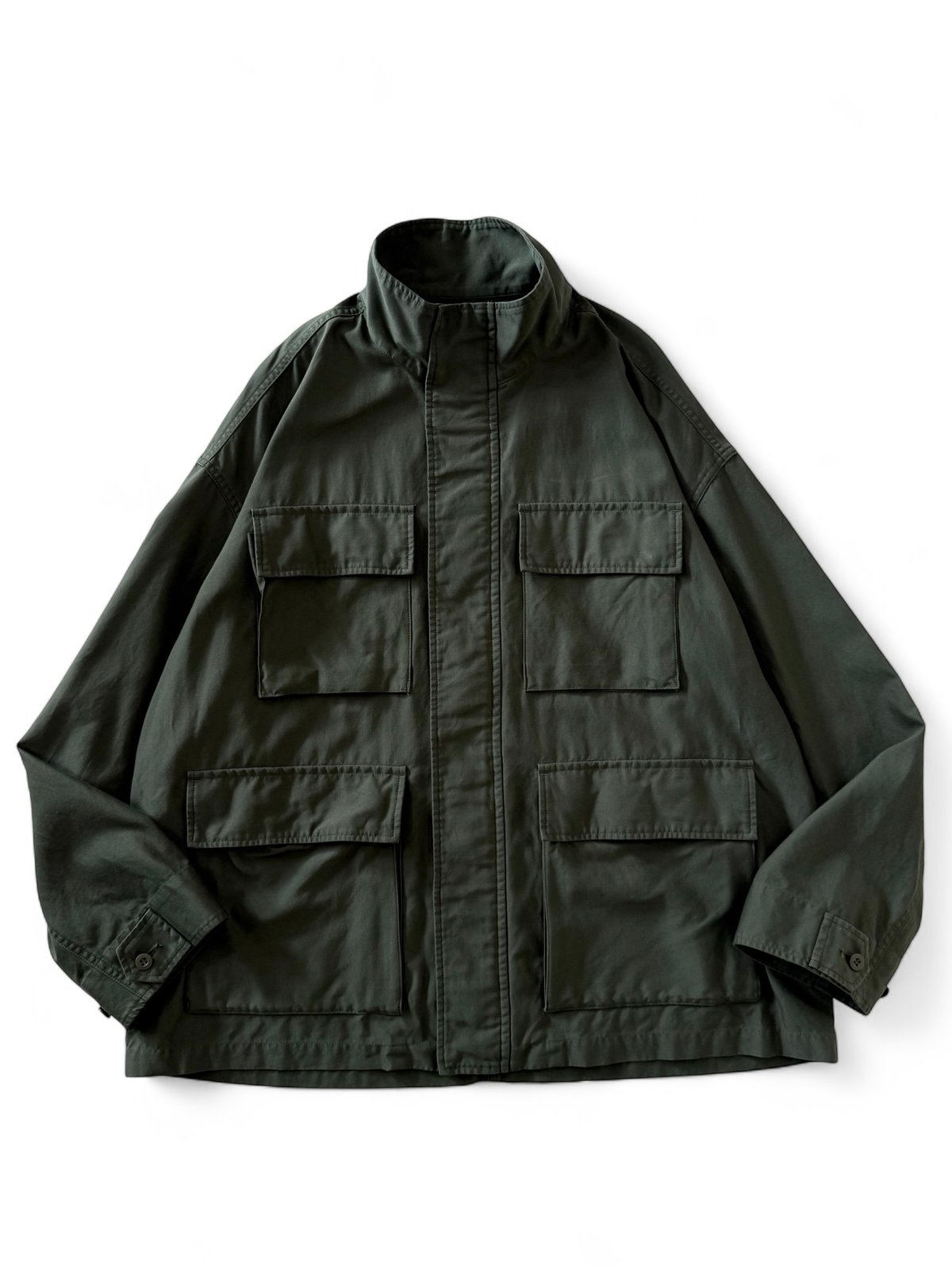 GraphpaperグラフペーパーCupro Militaryジャケット 25AW/残り1点】Graphpaper / Cotton Cupro Back Satin