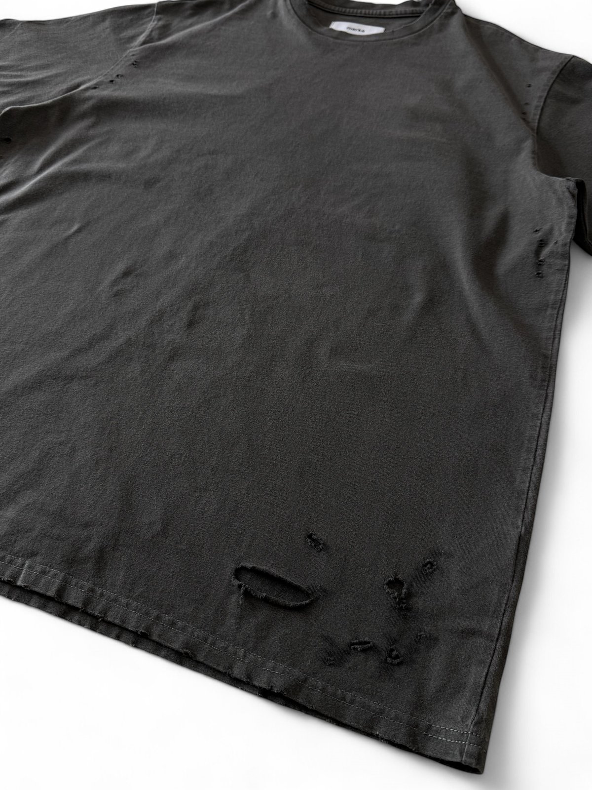 残り1点】marka CREW NECK DAMAGED TEE -DAMAGE- | YU